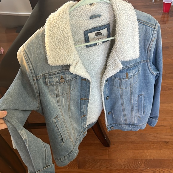 Jean fuzzy jacket - Picture 3 of 3